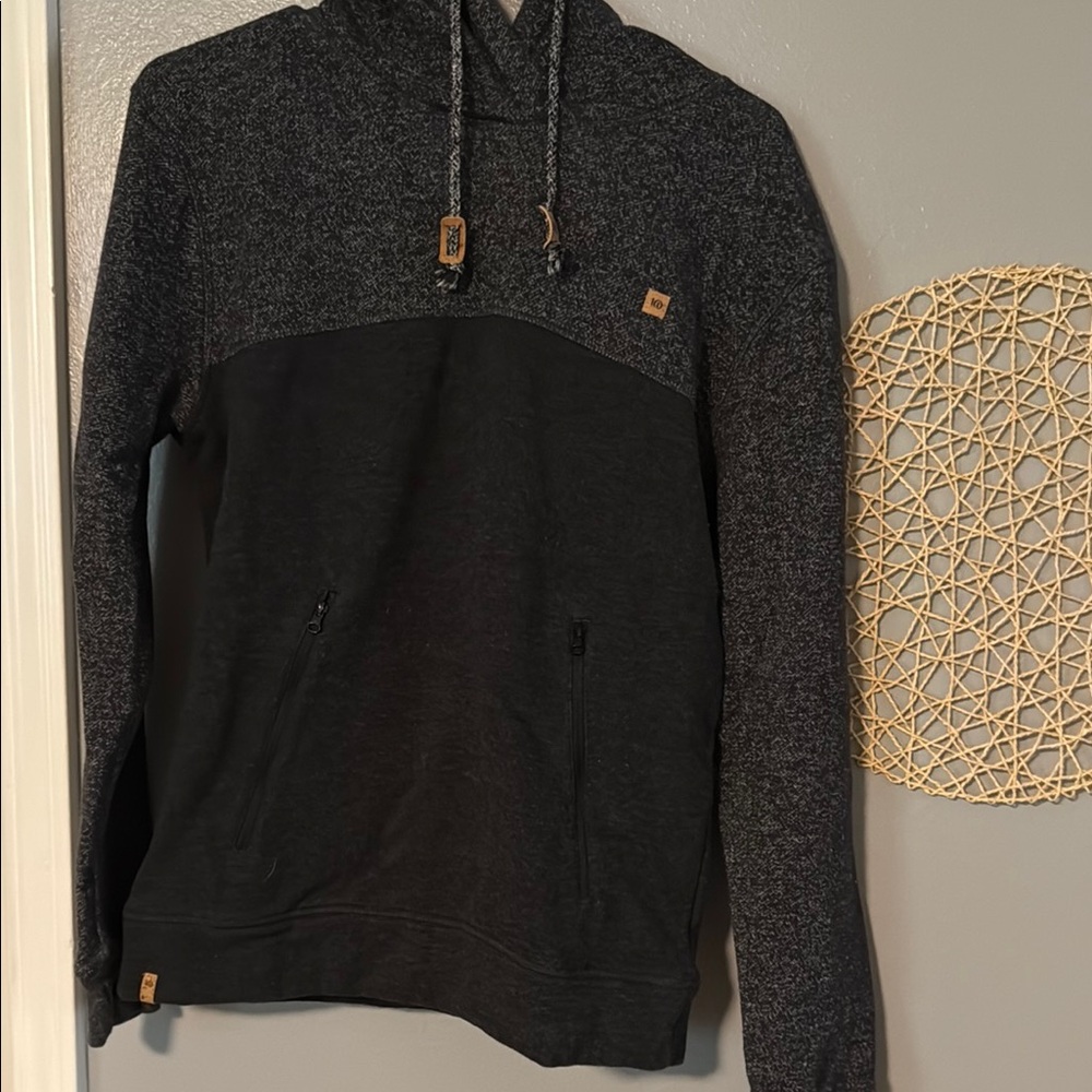 100% Pure Black Hoodie Sweatshirt Casual
